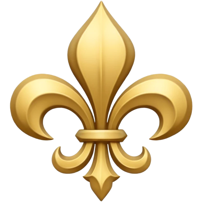 Fleur de lys blanche emoji