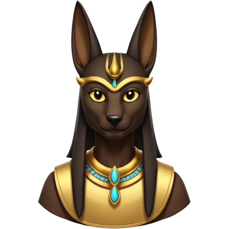 Anubis with 3 tails emoji