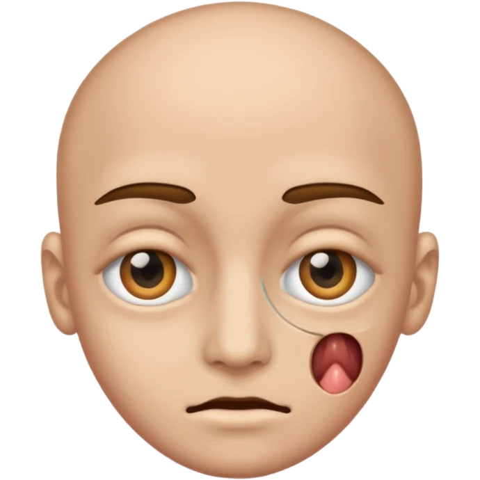Cette emogie coupes en deux 🫡 lotre cote et enleves  emoji