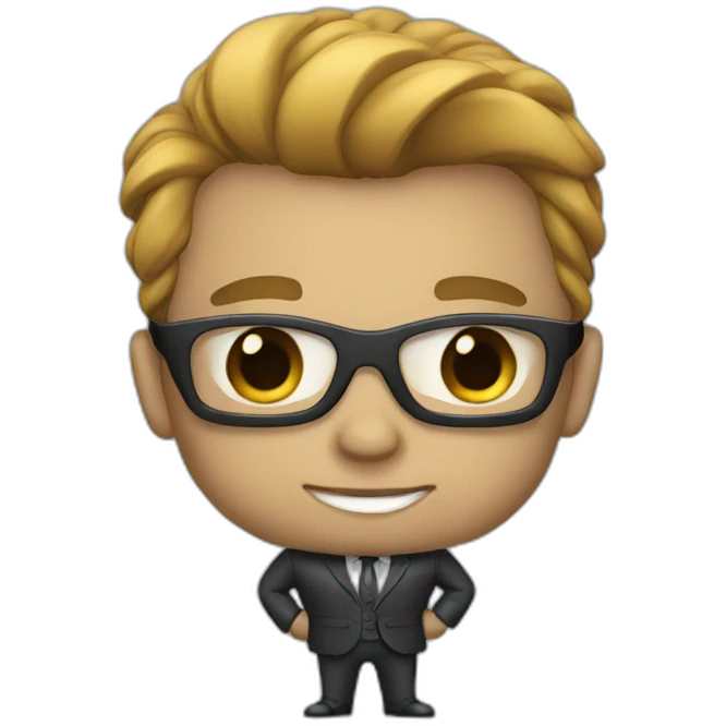 superheroe in suit emoji