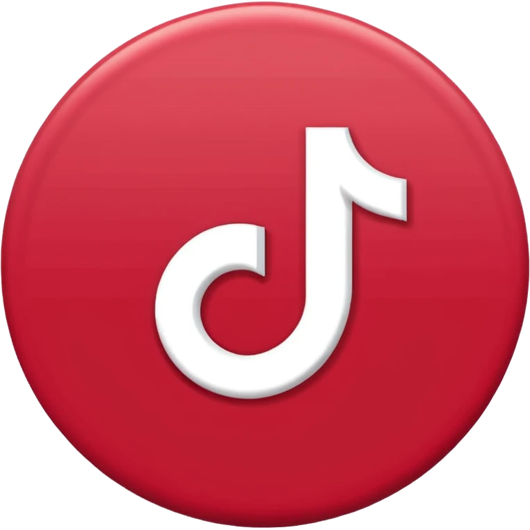 Tiktok logo without background emoji