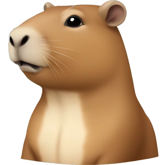 Capybara elegant emoji