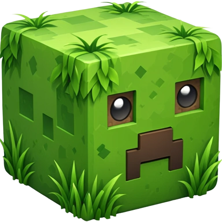minecraft grass block emoji