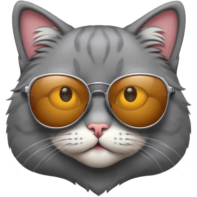 Cat wearing sunglasses emoji