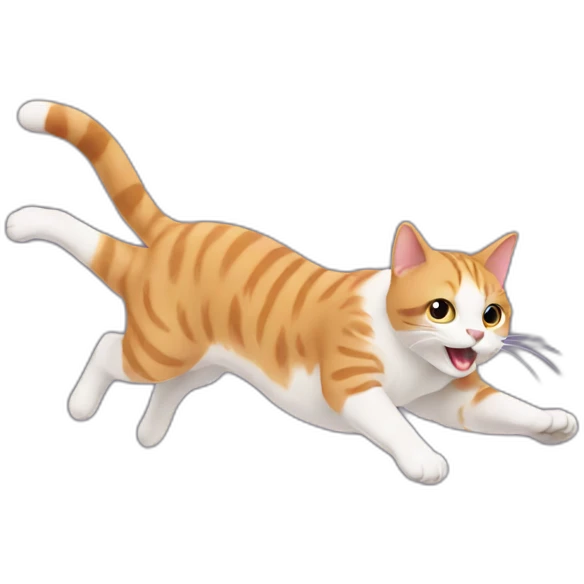 cat jumping emoji