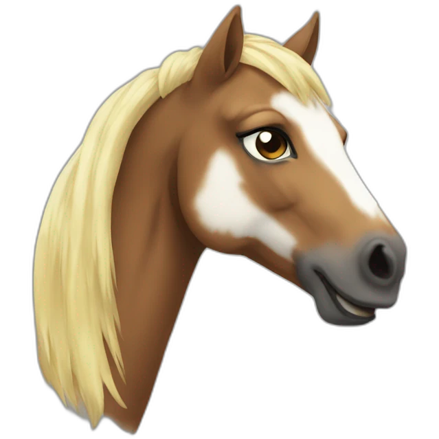 Poney marrant emoji