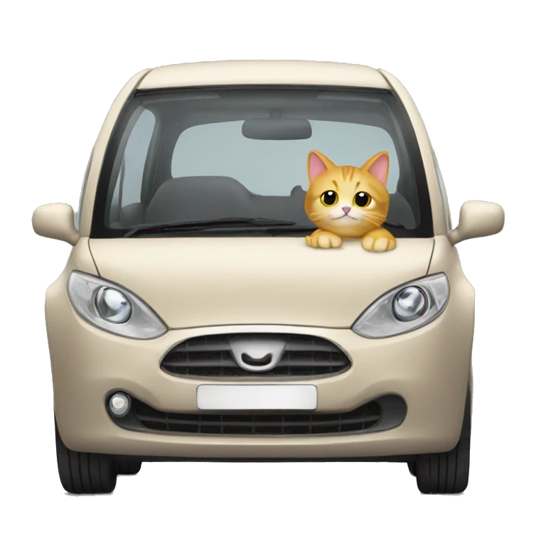 Cat car emoji