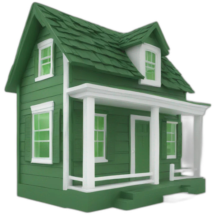 house box green and white emoji