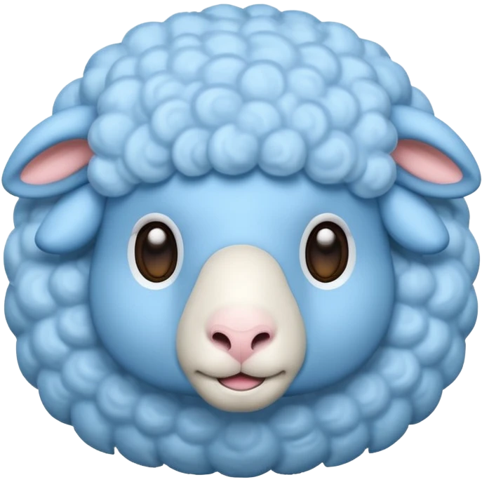 light blue sheep emoji