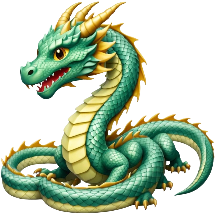 dragon White  emoji