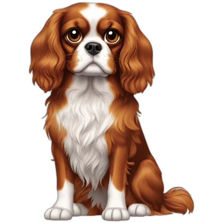  Cavalier King Charles Spaniel full body emoji