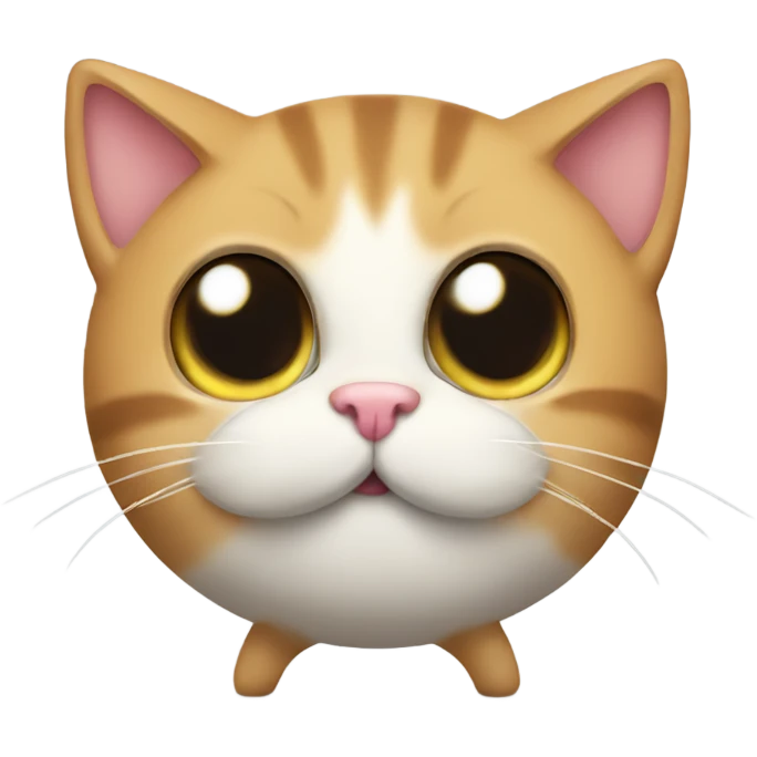 Cat with a huge butt emoji