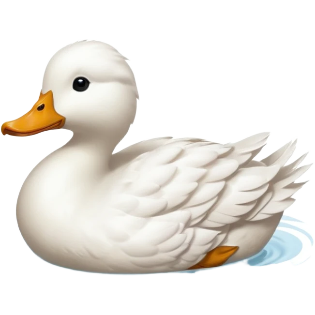 white duck emoji