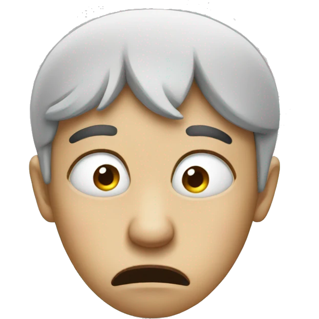 crying nose emoji