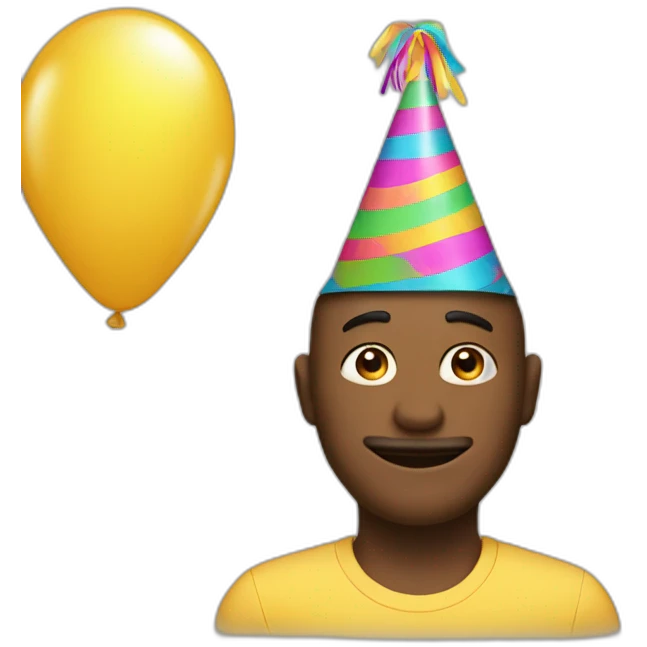 party hat human from Ohio emoji