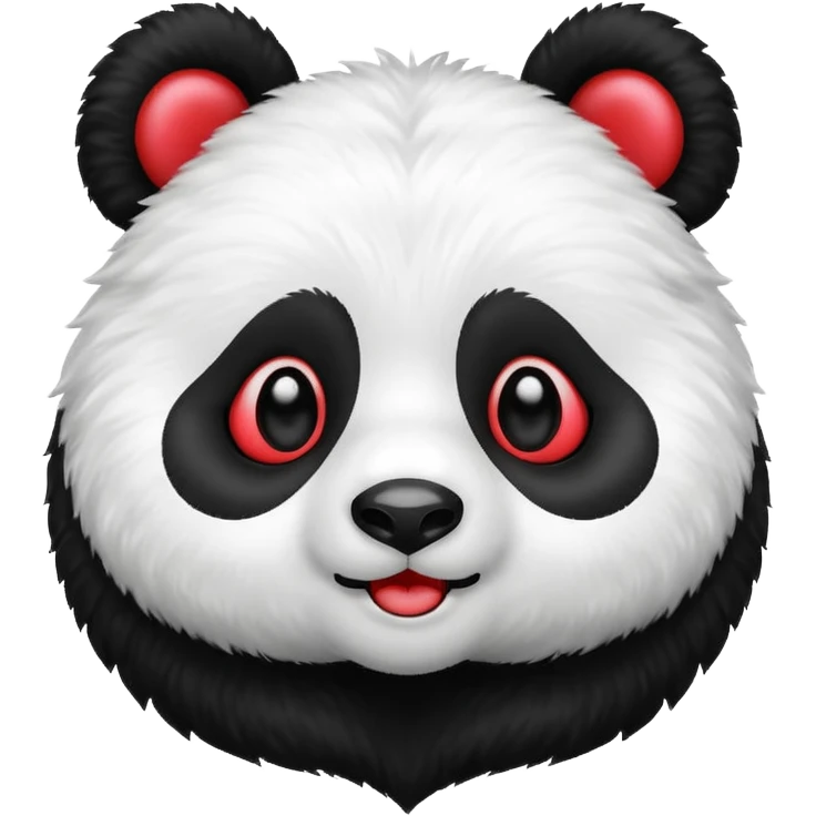 panda with heart eyes  emoji