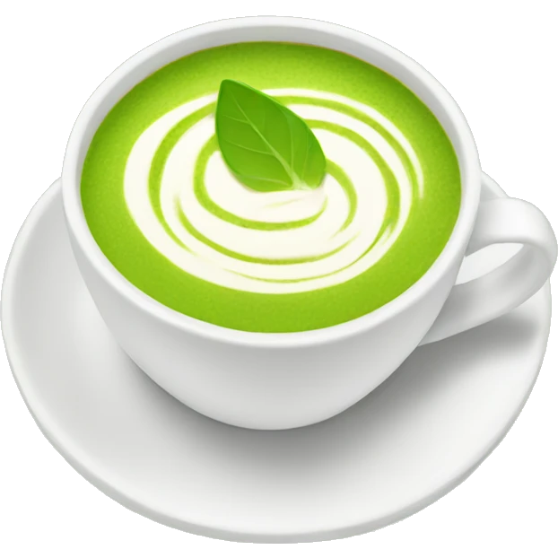 Matcha latte emoji