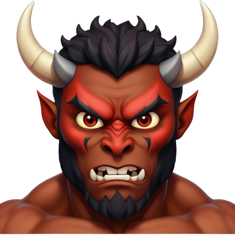 black demon  emoji
