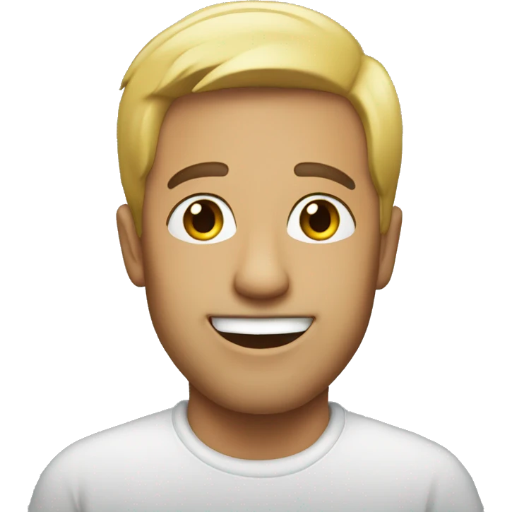 A white Christmas emoji