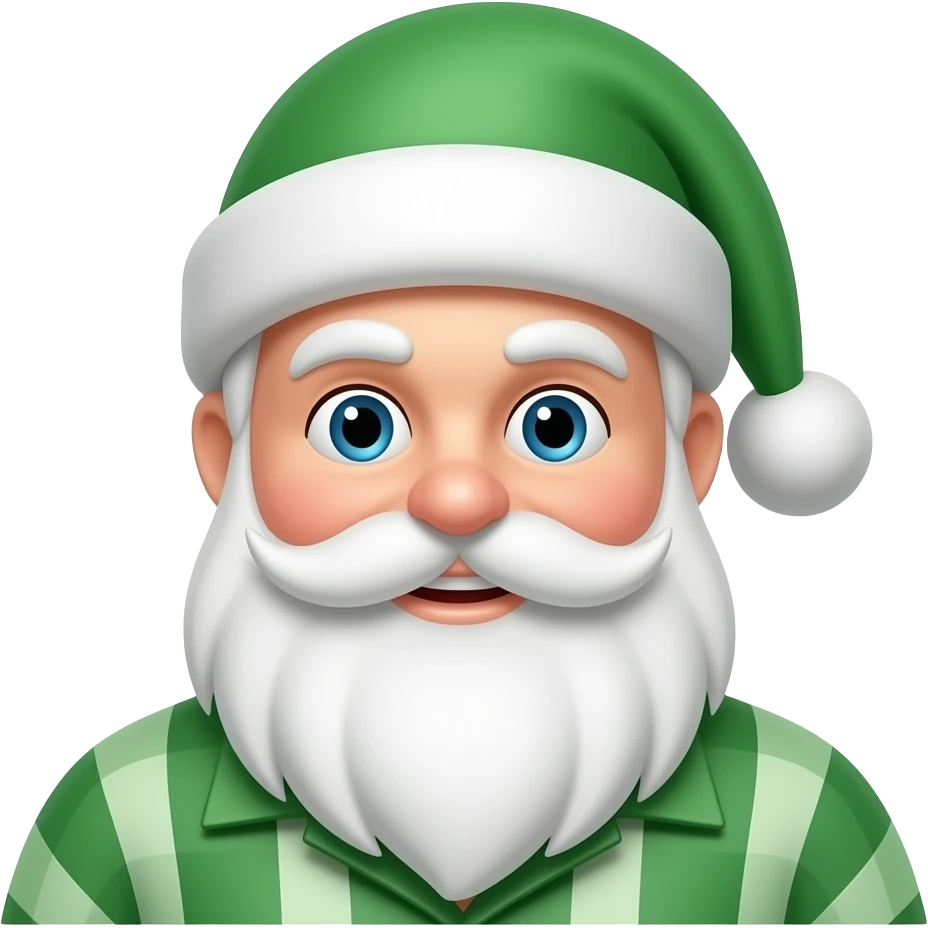 papa noel verde emoji