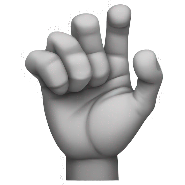 Right hand in fist to left palm motion angry emoji