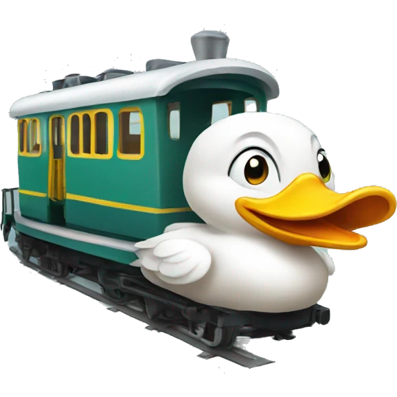 train duck emoji