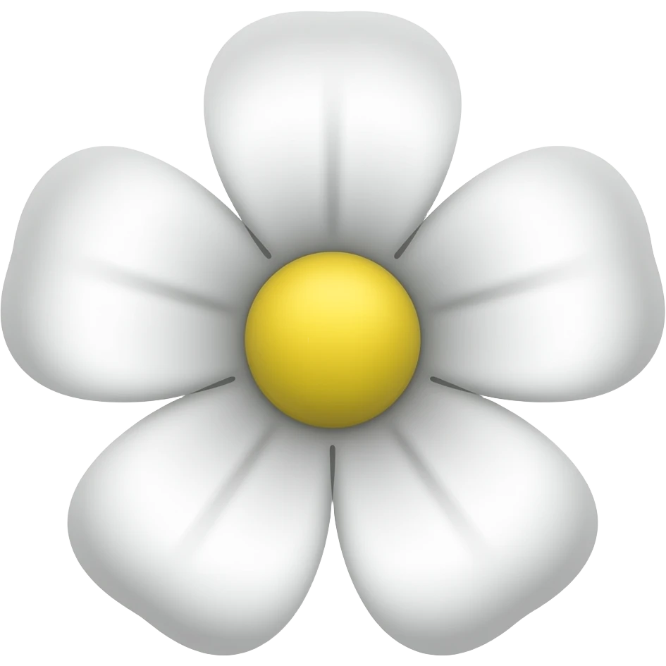 White flower emoji