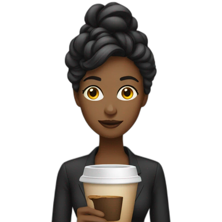 caffein addicted female designer emoji