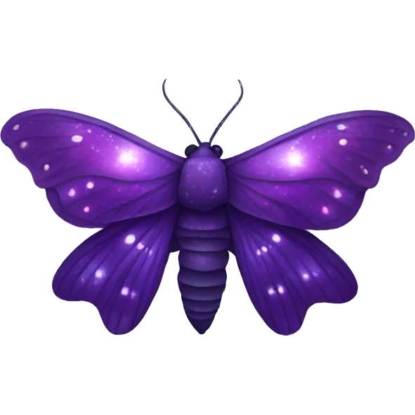 Purple Galaxy Moth emoji