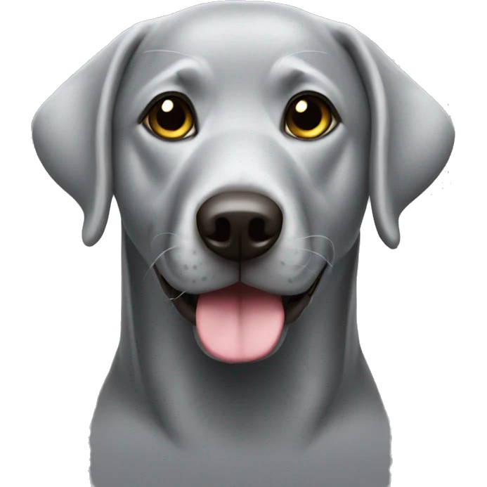 Silver lab  emoji