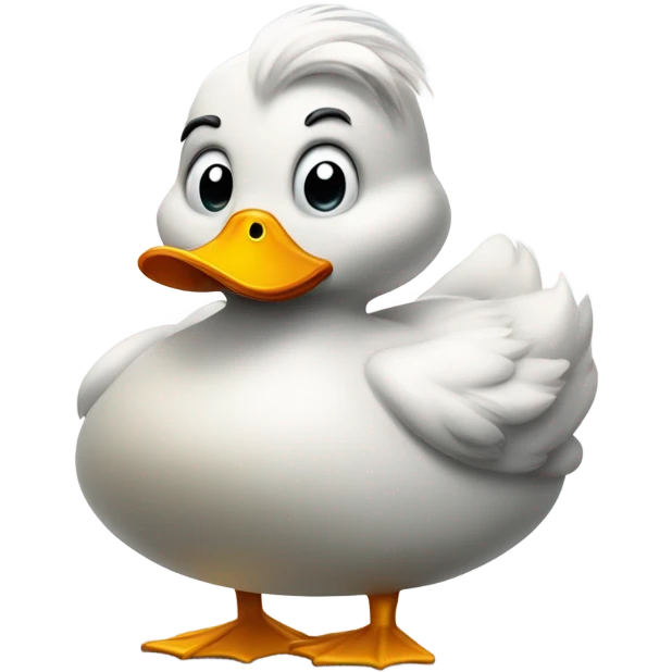 Drunk duck farting emoji