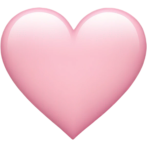 light pink heart emoji