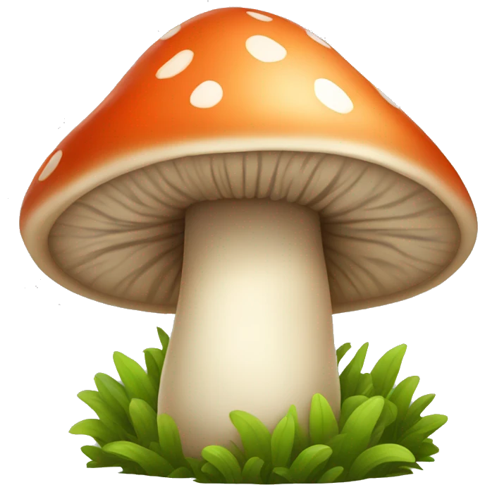 Cute mushroom  emoji