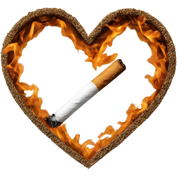 cigarette heart emoji