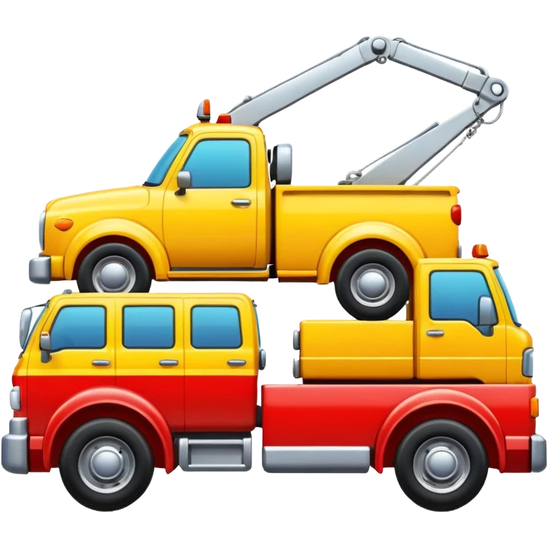puedes crear unemojis de una camion cargando vehiculos emoji