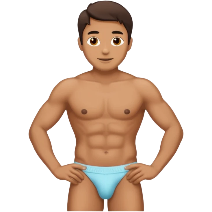Male thong emoji