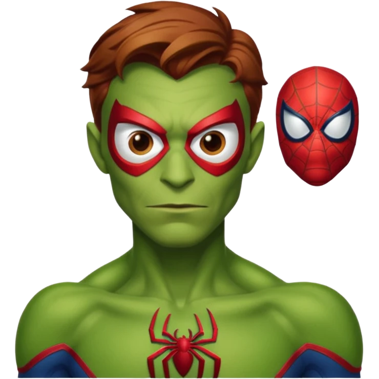Spiderman's Green goblin classic emoji