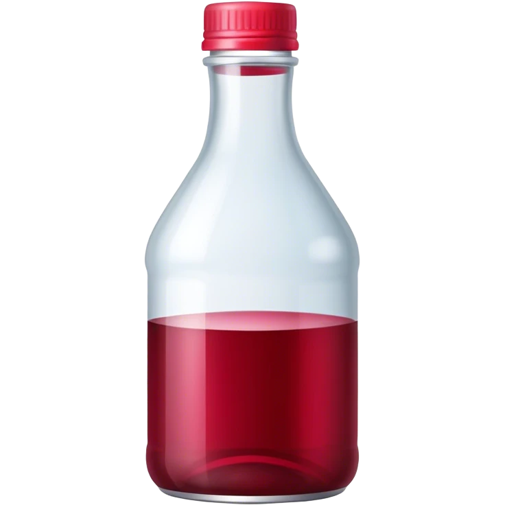 Bottle cranberry juice emoji
