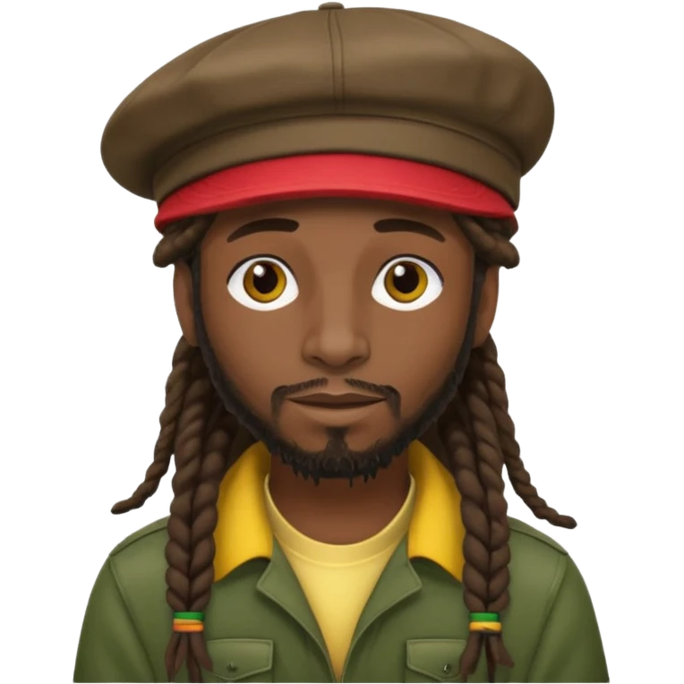 reggae dj casquette  emoji