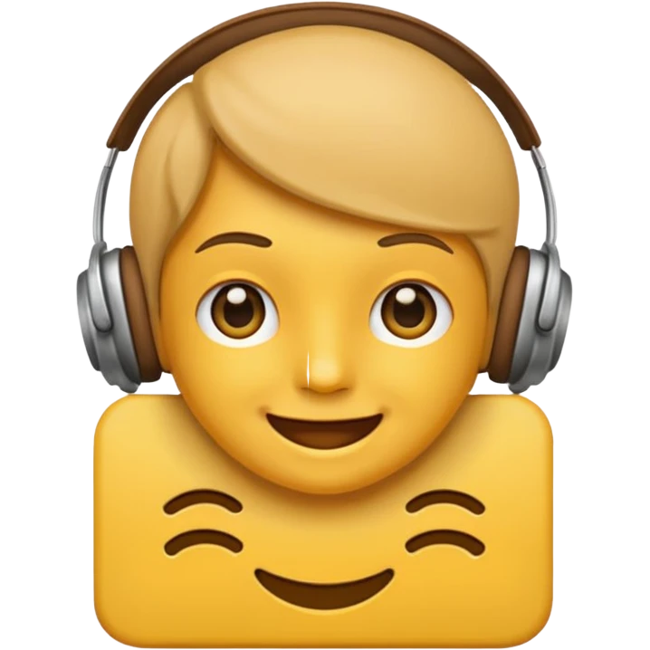 Whatsapp Emoji face listening emoji