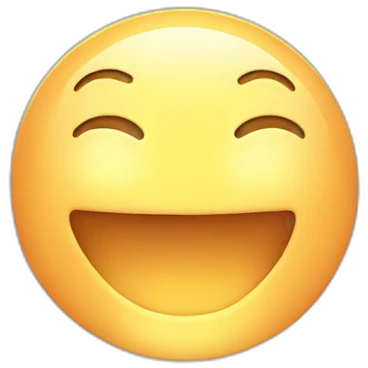 Yay word glowing emoji