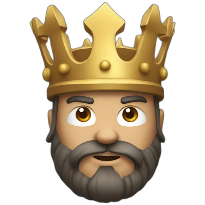 Clash royal king emoji