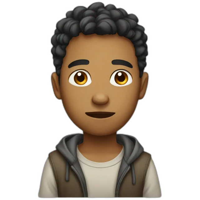 POOR young man  emoji