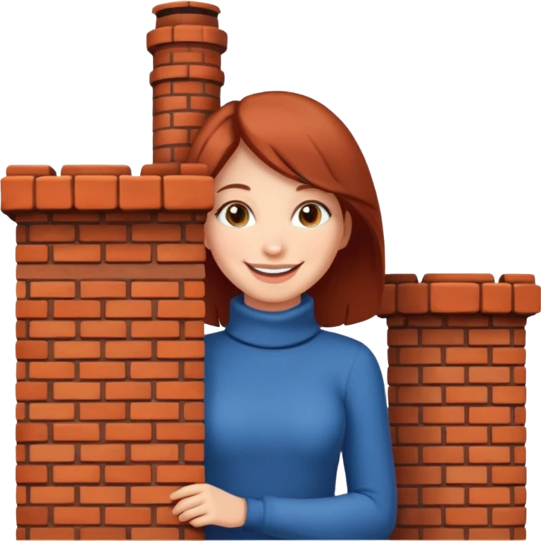 Hot Female on a chimney emoji