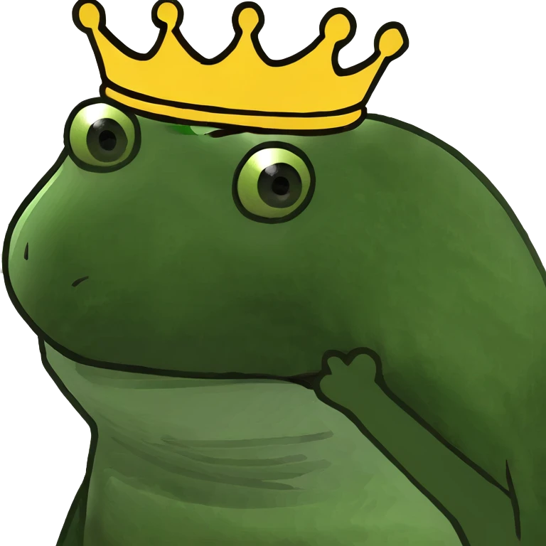 Wearing a crown emoji