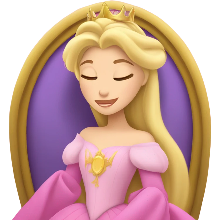 princess aurora sleeping beauty  emoji