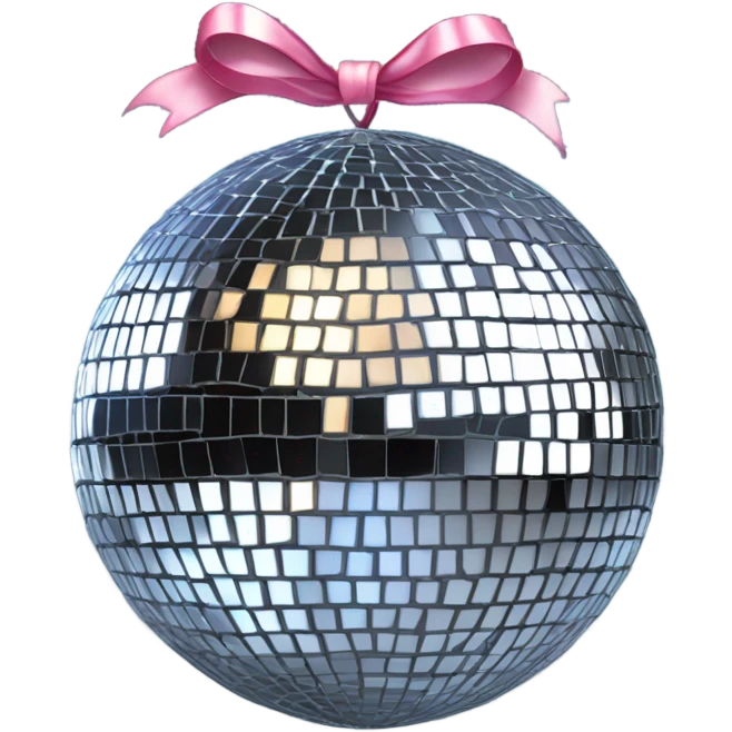 Disco with schleife emoji