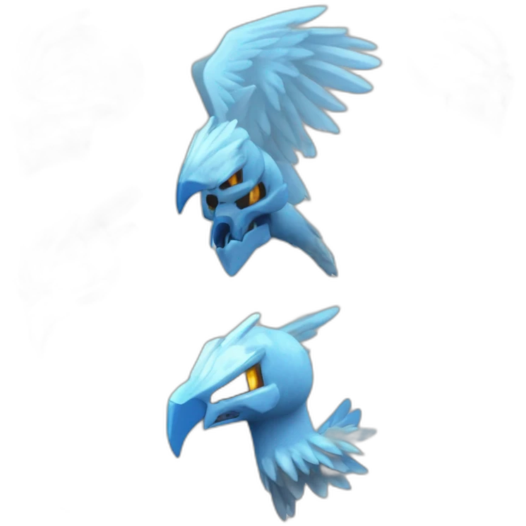 head cranial ice skull Articuno pokemon pixelmon Minecraft delegate emoji