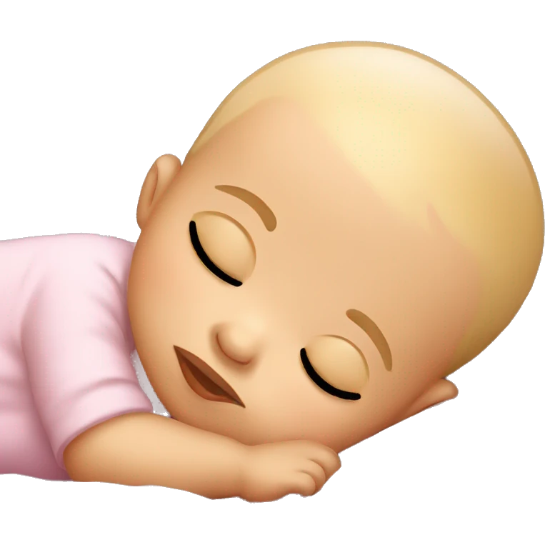 little baby sleeping emoji