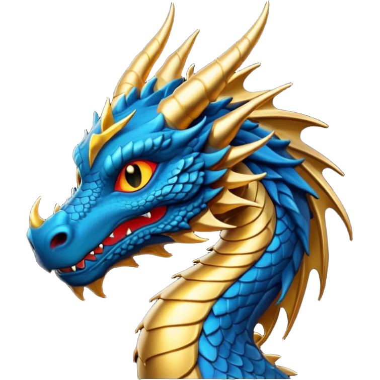 iOS emoji, minimal dragon symbol, dark fantasy, line icon emoji